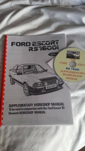 Ford escort rs1600i workshop - ford,
