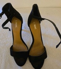 Women's Black Suede High Heel