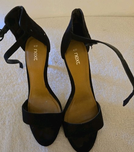 Women black suede - suede, high