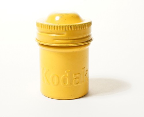 Vintage kodak film canister - film,