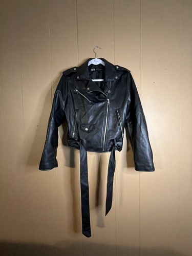 Zara women black faux - women's,