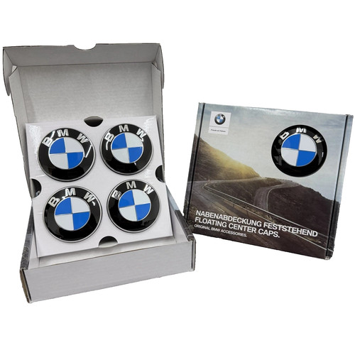 Bmw floating caps 68mm set - caps,