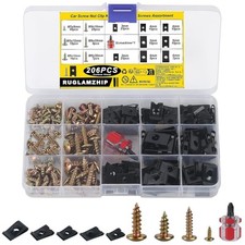205 Pcs Auto Screw and Nut