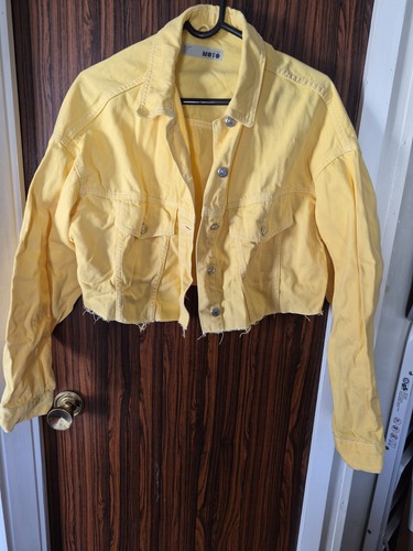 Topshop moto yellow - topshop,