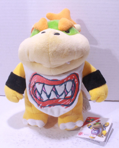 Bowser standing plush - bowser, jr
