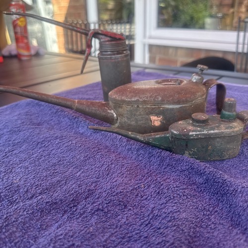 Set vintage oil - set, of