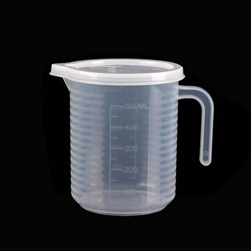 Plastic graduated measuring - graduated,