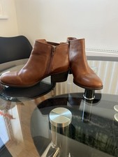 Ankle Boots UK Size 4  ladies Soleflex Comfort Beige  