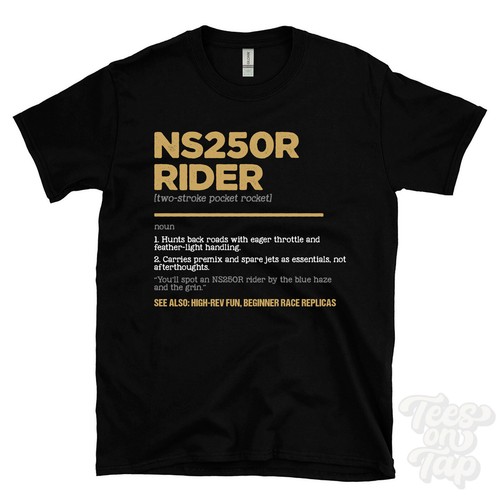 Ns250r rider shirt - rider,