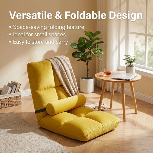 Floor chair with - with, support