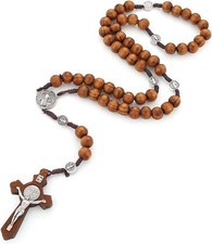 HZMAN Natural Wooden Crucifix