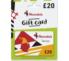 5 x £20 Nandos's UK Gift Cards | UK Physical Gift Cards | New & Sealed  RRP £100