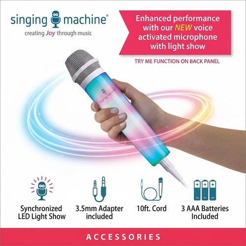 Singing machine light - machine, light-up