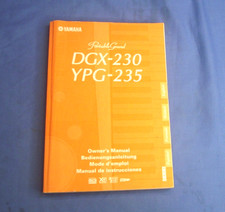 Yamaha Portable Grand DGX-230 YPG-235 Owner's Manual - Paperback