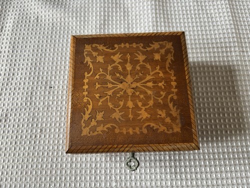 Antique vintage wooden inlaid - antique,