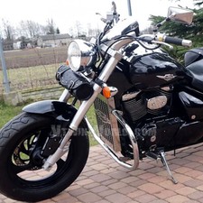 SUZUKI MARAUDER VZ800 (2005-15) & BOULEVARD M50 CHROME ENGINE GUARD CRASH BAR 