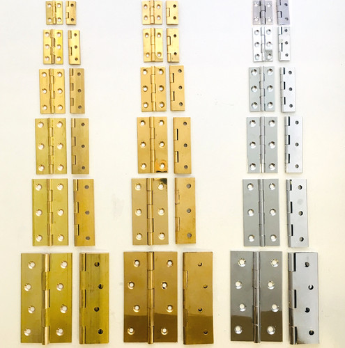 Solid brass drawn - drawn, hinges