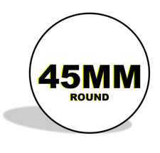 PERSONALISED ROUND PRINTED STICKERS CUSTOM LOGO LABELS BUSINESS GLOSS / MATTE