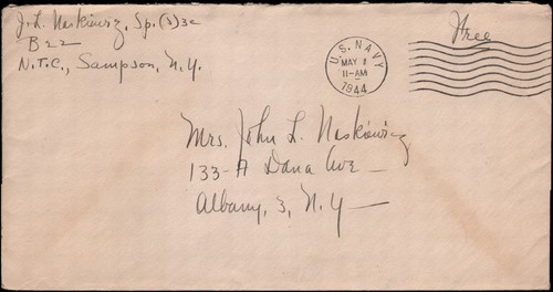 Wwii free franking albany - franking,,