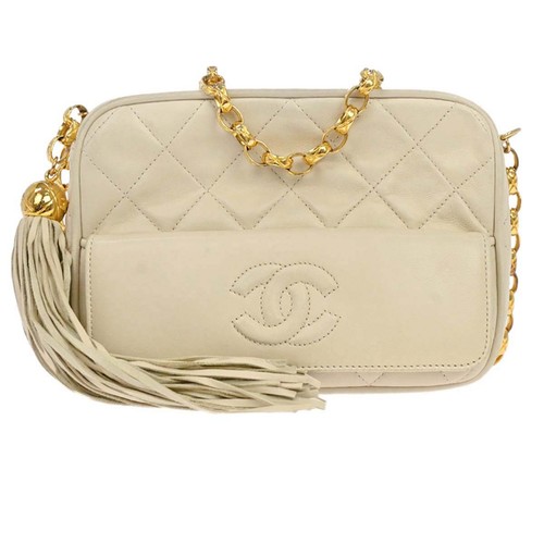 Chanel off white - chanel, lambskin