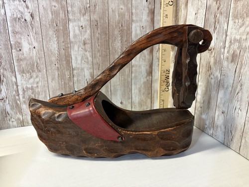 Wooden shoe wine - shoe,