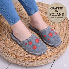 Womens Ladies Felt Slippers