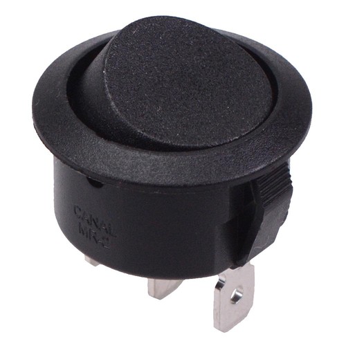 Round 20mm rocker - on-on, switch