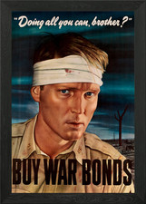 Buy war bonds Framed Wall Art