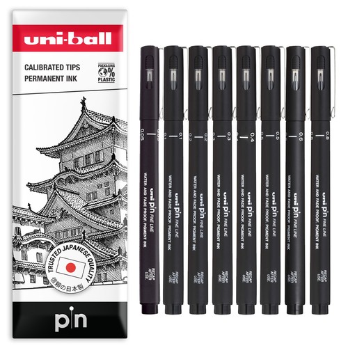 Uni pin drawing pen fineliner - uni,