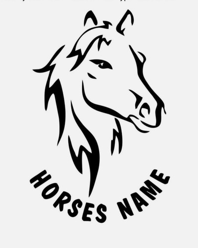 Inch horse decals - inch,