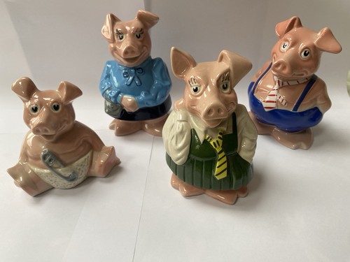 Natwest piggy bank pigs set - piggy,