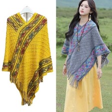 Ethnic Style Mongolian Poncho