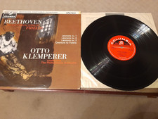 Beethoven, The Four Overtures For Fidelio. Columbia SAX 2542,LP. UK 1964 Stereo.