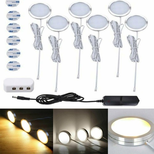 6pcs under cabinet lighting - 3/6pcs,