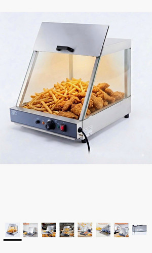 Countertop food warmer display - food,