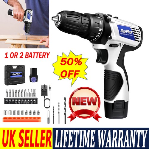 Cordless electric drill driver - cordless,
