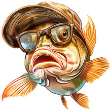 Wall decal sticker cool bass