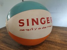 Singer Beach Ball Advertising