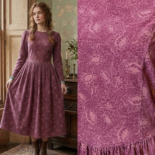 Vintage laura ashley plum fine - laura,