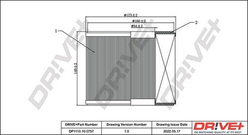 Air filter fits saab - air,
