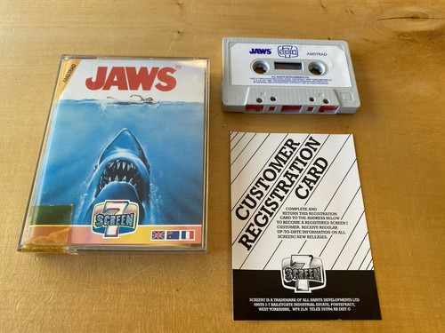 Jaws amstrad cassette game - jaws,