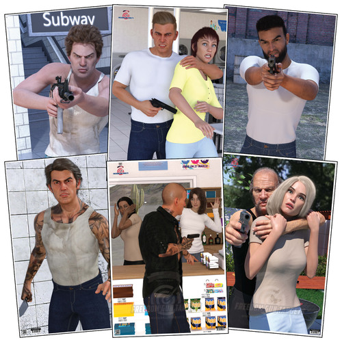 Active shooter training - shooter,