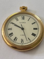Sekonda USSR - Gold metal manual 21 Jewels pocket watch - Working