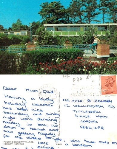 Vintage postcard pontin s - vintage,