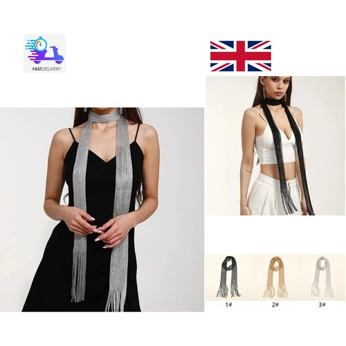 Tassel necklace shiny silver - necklace,