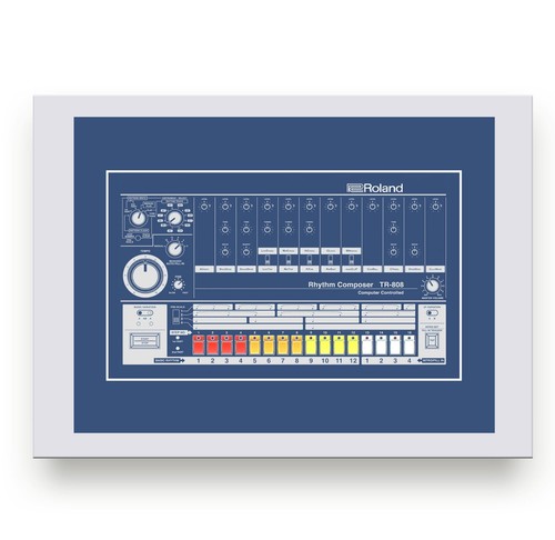 Roland 808 drum machine - roland,