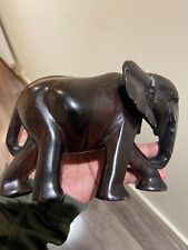 Vintage Ebony Wood Hand Carved