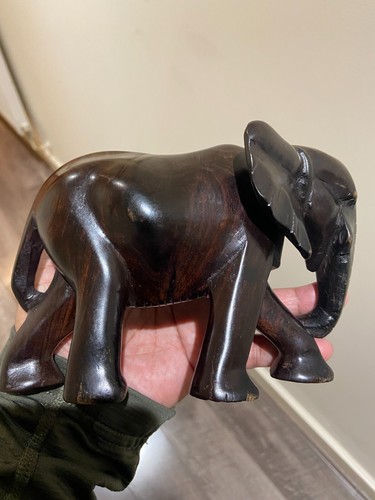 Vintage ebony wood hand - vintage,