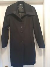 Black Coat satin collar