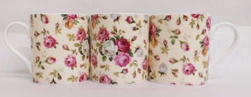 Garden roses mugs set - garden,